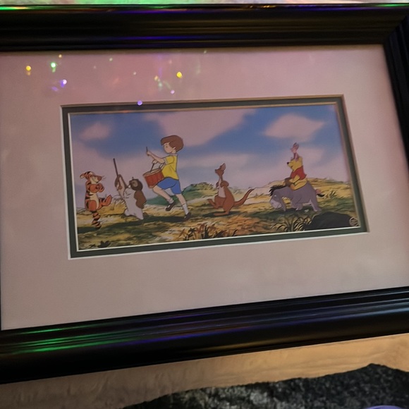 Winnie the Pooh collectors addition framed picture - Picture 2 of 3